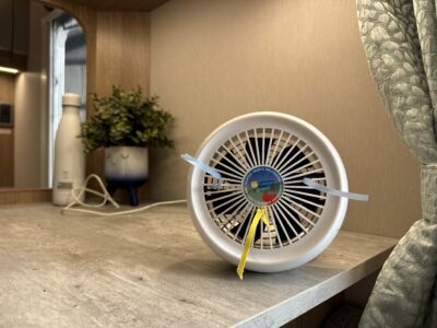 fan to keep cool in a motorhome